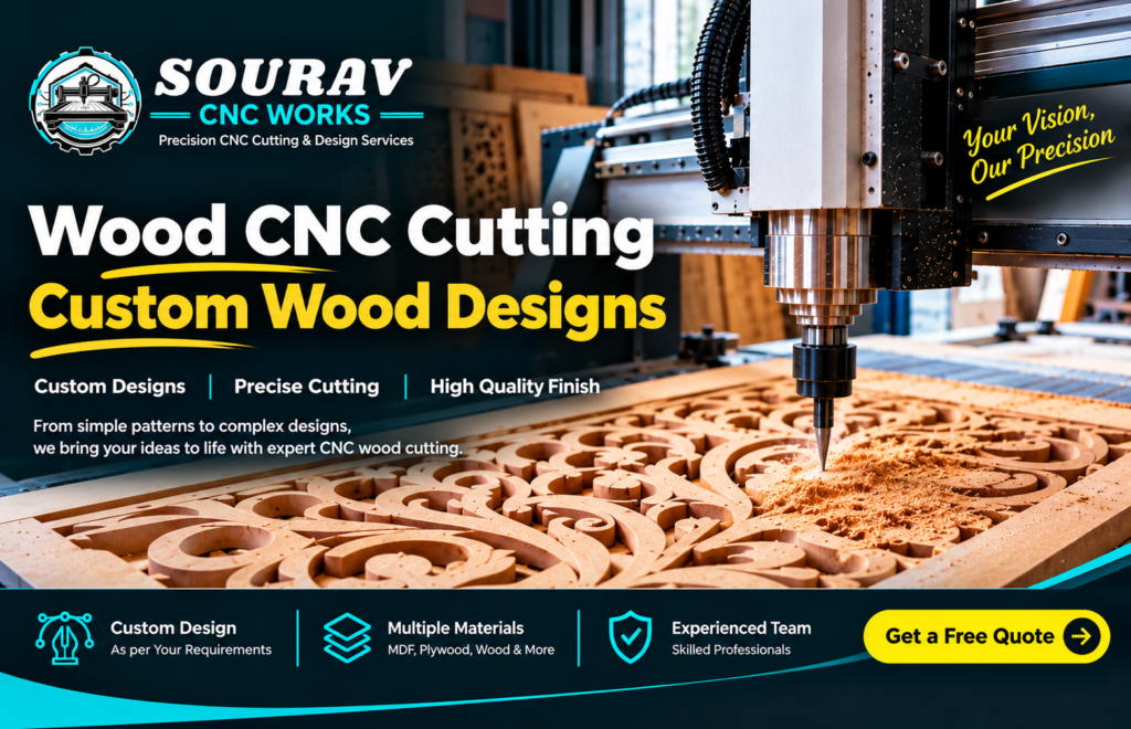 Wood CNC Cutting Near Me: Find the Right CNC Cutting Service Wood CNC cutting near me - Sourav CNC Works