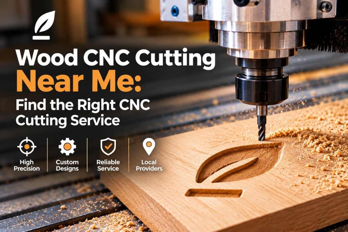 wood cnc cutting service near me carving a custom design on wood
